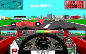 Grand Prix Circuit Gameplay (DOS)