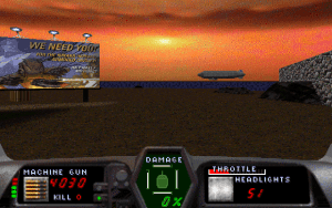 Gunmetal Gameplay (DOS)