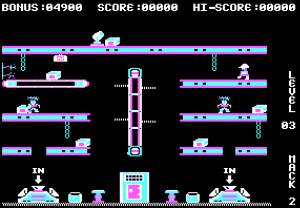 Hard Hat Mack Gameplay (DOS)