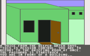 Hi-Res Adventure #0: Mission Asteroid Gameplay (Commodore 64)