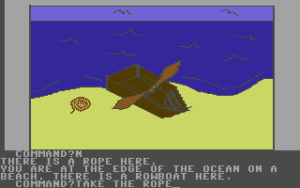 Hi-Res Adventure #2: The Wizard and the Princess Gameplay (Commodore 64)