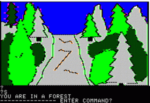 Hi-Res Adventure #4: Ulysses and the Golden Fleece Gameplay (Apple II)