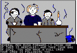 Hi-Res Adventure #4: Ulysses and the Golden Fleece Gameplay (Apple II)
