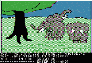 Hi-Res Adventure #5: Time Zone Gameplay (Apple II)