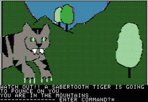Hi-Res Adventure #5: Time Zone Gameplay (Apple II)
