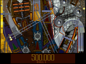 Hyper 3-D Pinball Gameplay (DOS)