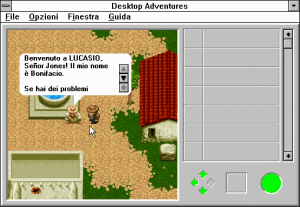 Indiana Jones and His Desktop Adventures Gameplay (Windows 3.x)