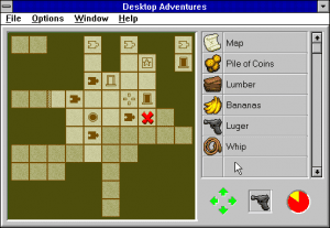 Indiana Jones and His Desktop Adventures Gameplay (Windows 3.x)