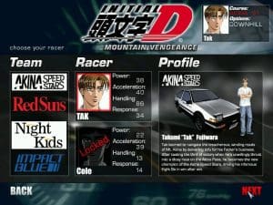 Initial D: Mountain Vengeance Gameplay (Windows)