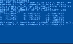 Jagdstaffel Gameplay (Atari 8-bit)
