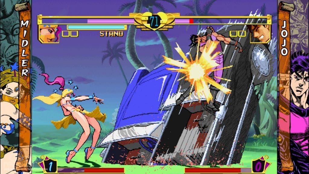 JoJo's Bizarre Adventure Gameplay (PlayStation)