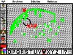 Kid Pix Gameplay (DOS)