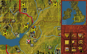Kingmaker Gameplay (DOS)