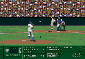 La Russa Baseball 95 Gameplay (Genesis)
