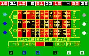 Las Vegas Roulette Gameplay (Intellivision)
