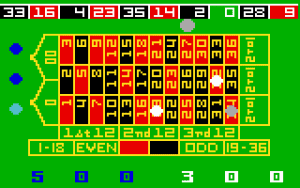 Las Vegas Roulette Gameplay (Intellivision)
