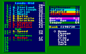 Leeds United Champions! Gameplay (Atari ST)