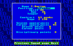 Leeds United Champions! Gameplay (Atari ST)