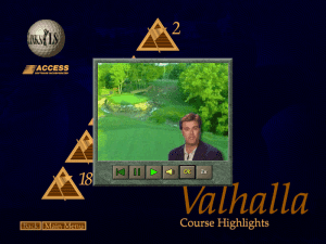 Links LS Championship Course Valhalla Golf Club Gameplay (DOS)