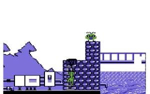 Little Green Man Gameplay (Commodore 64)