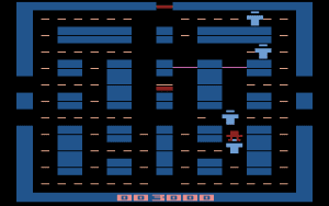 Lock 'n' Chase Gameplay (Atari 2600)