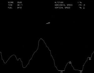 Lunar Lander Gameplay (Arcade)