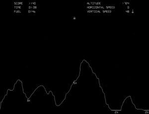 Lunar Lander Gameplay (Arcade)