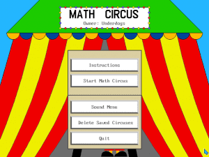 M*A*T*H*S Circus Gameplay (DOS)