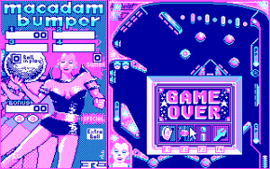 Macadam Bumper Gameplay (DOS)