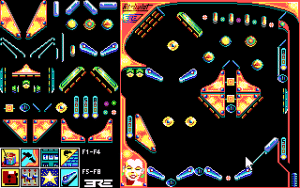 Macadam Bumper Gameplay (DOS)