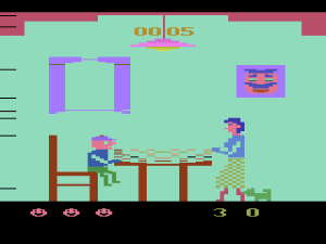 Mangia' Gameplay (Atari 2600)