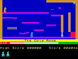 Manic Miner Gameplay (ZX Spectrum)