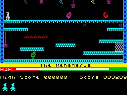 Manic Miner Gameplay (ZX Spectrum)