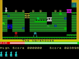 Manic Miner Gameplay (ZX Spectrum)