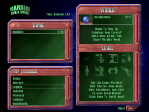 Marbles Deluxe Gameplay (Windows)