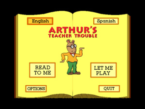 Marc Brown's Arthur's Teacher Trouble Gameplay (Windows 3.x)