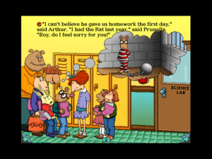 Marc Brown's Arthur's Teacher Trouble Gameplay (Windows 3.x)