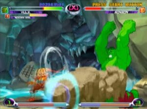 Marvel vs. Capcom 2: New Age of Heroes Gameplay (PlayStation 2)