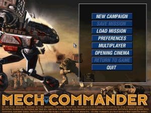 MechCommander Gameplay (Windows)