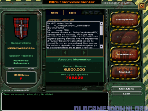 MechWarrior 4: Mercenaries Gameplay (Windows)