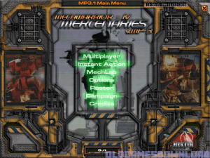 MechWarrior 4: Mercenaries Gameplay (Windows)