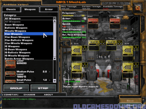 MechWarrior 4: Mercenaries Gameplay (Windows)
