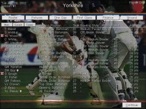 Michael Vaughan's Championship Cricket Manager Gameplay (Windows)