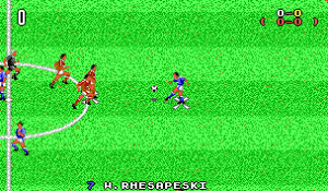 MicroLeague Action Sports Soccer Gameplay (DOS)