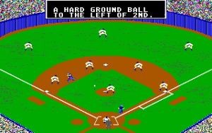 MicroLeague Baseball II Gameplay (DOS)