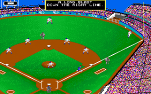 MicroLeague Baseball: The Manager's Challenge Gameplay (Amiga)