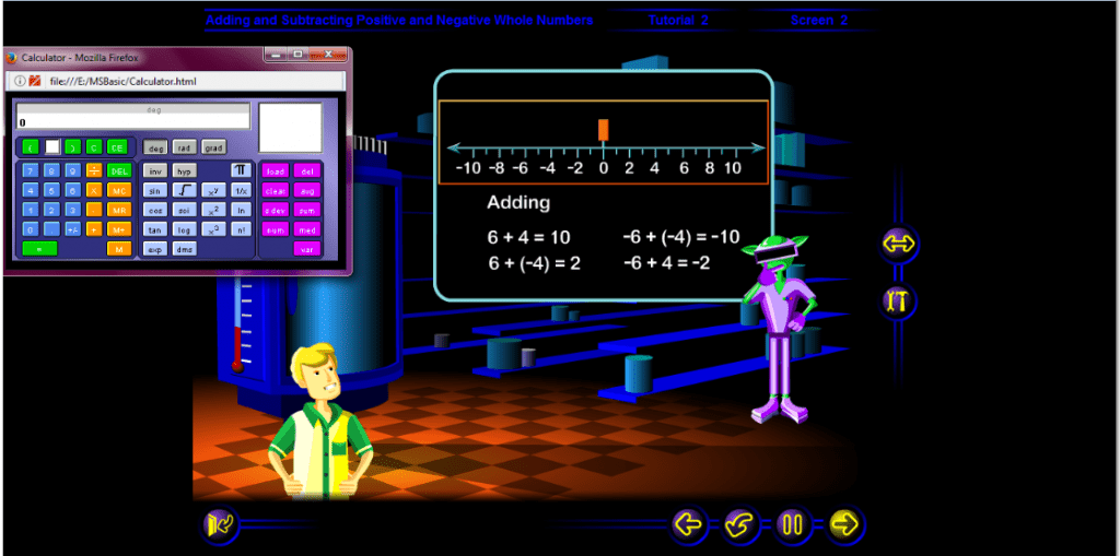 Mind Power Middle School Basic Mathematics (In Game)