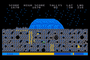 Moon Marauder Gameplay (Atari 8-bit)