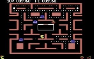 Ms. Pac-Man Gameplay (Commodore 64)