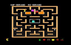 Ms. Pac-Man Gameplay (Commodore 64)